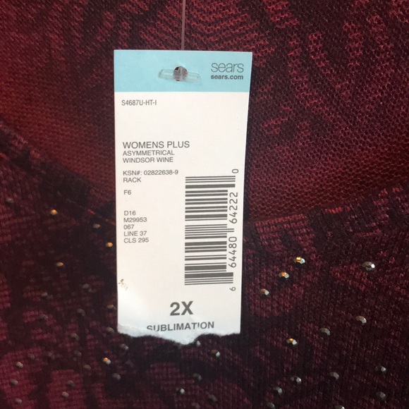 Live and let live 2X asymmetric tunic - Picture 6 of 6